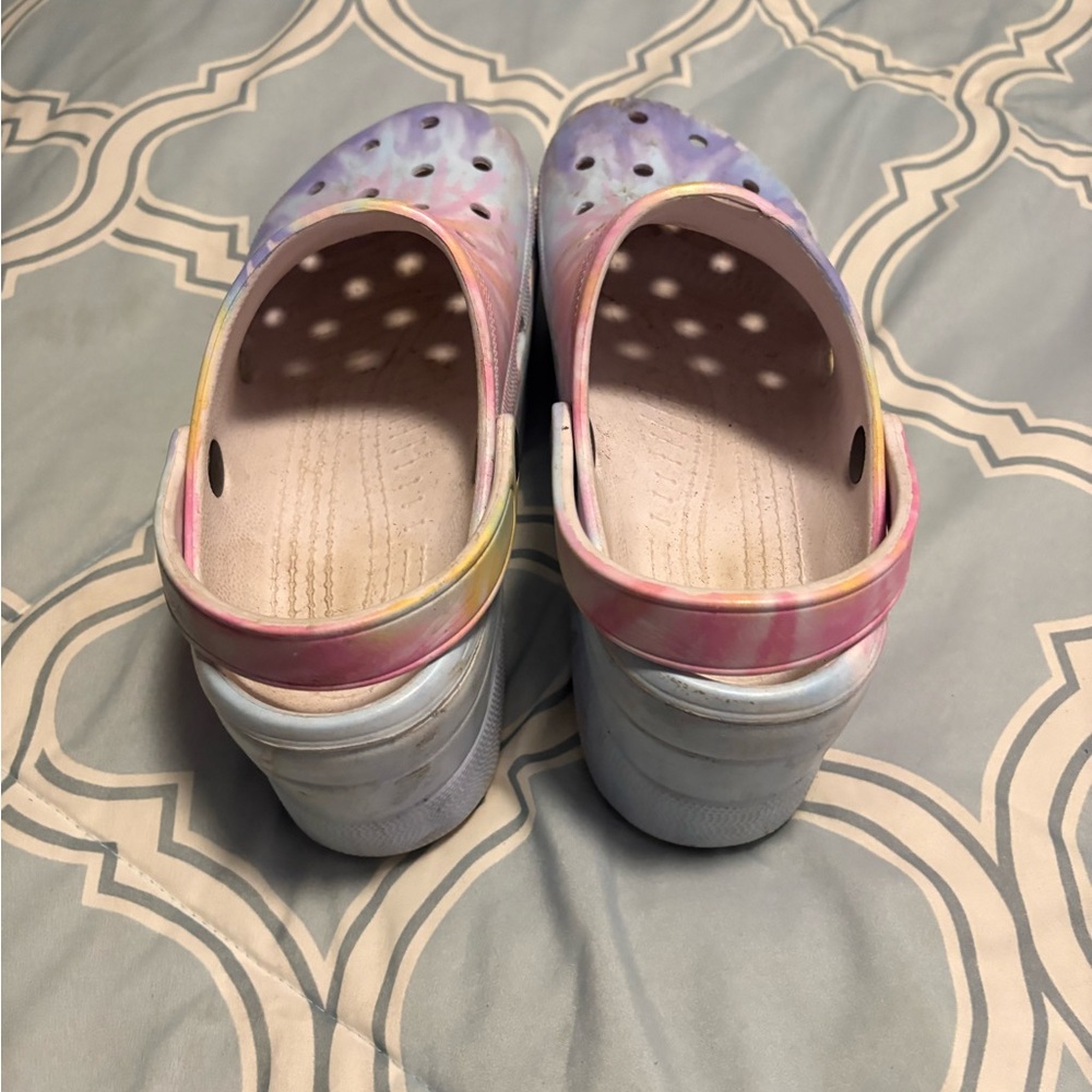 Crocs Multicolor Platform Clogs - image 3